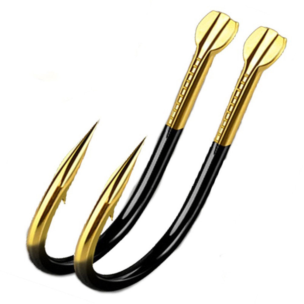 [Jianxin] 20Pcs Titanium Alloy Fishing Barbed Hook Worm Bait Holder Fish Tackle Tools