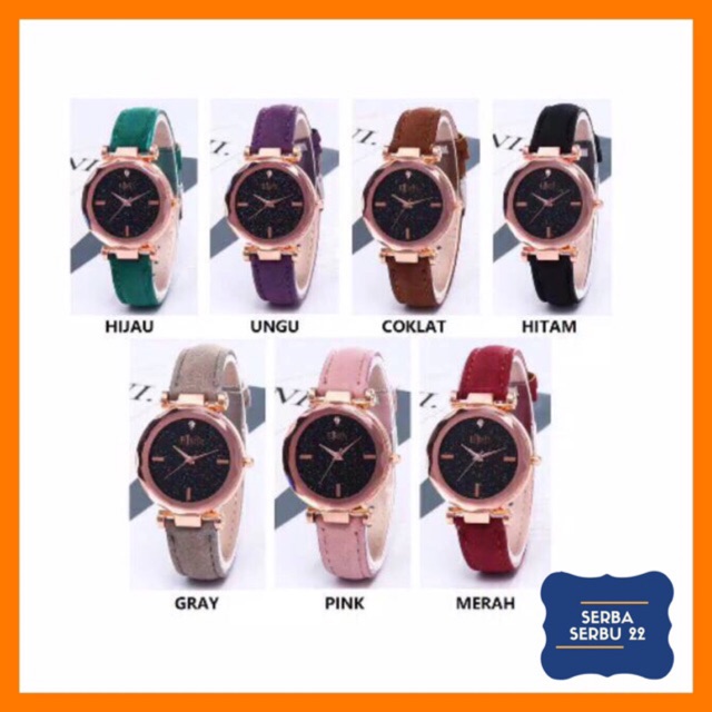 JAM TANGAN FASHION WANITA ELLIETH TEN SQUARE JAM TANGAN IMPORT