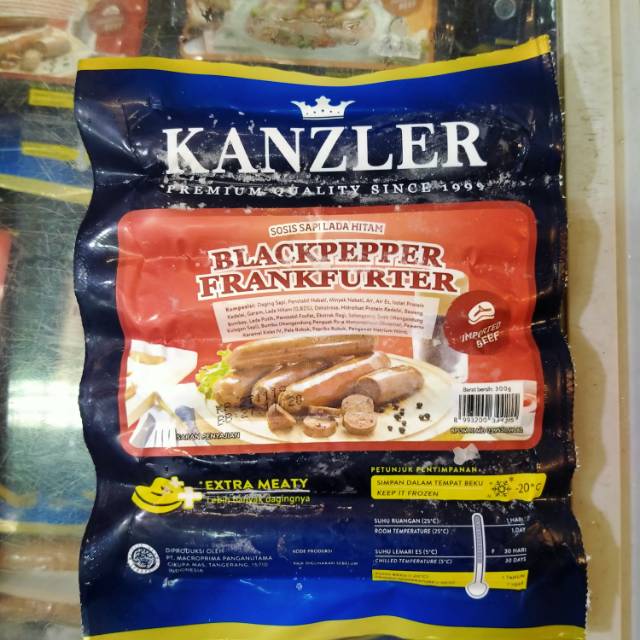 

Kanzler premium black paper frankurter 360gr