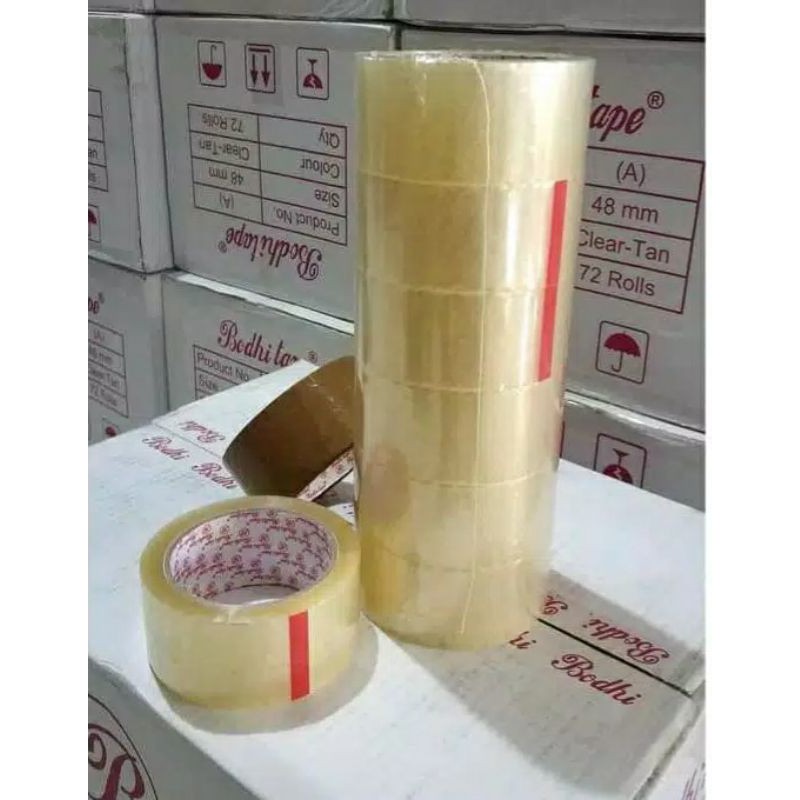 lakban 45mm x90 yard bodhi tape murah bukan daimaru