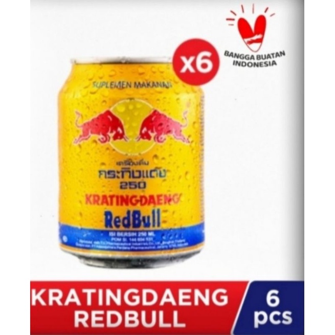 

RED BULL KRATING DAENG MINUMAN ENERGI 6PC X 250ML