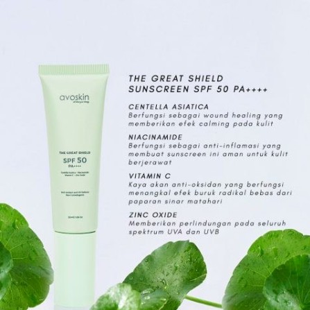 AVOSKIN The Great Shield Sunscreen SPF 50 PA++++