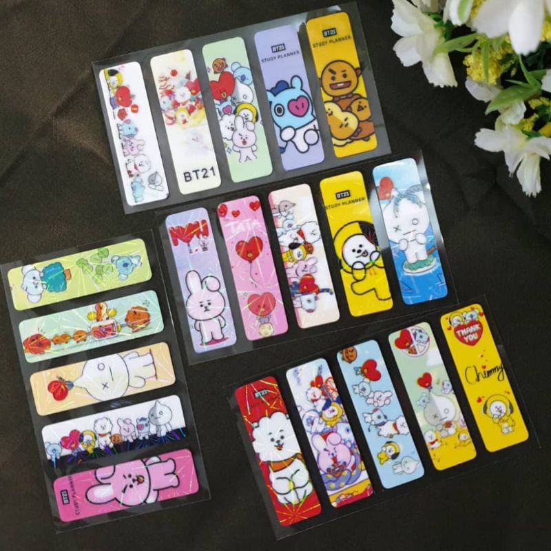

[BISA COD] STICKY NOTES BT21 PEMBATAS BT21