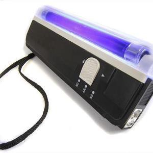 Alat Cek Uang Kertas Sinar Ultra Violet | Handheld UV Backlight Fake Counterfeit Bank Note Checker