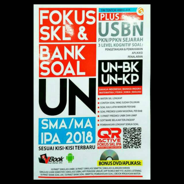 Fokus Skl Bank Soal Un Sma Ipa 2018 Ujian Nasional Shopee