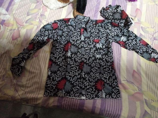 Asifa Batik Hrb026 Kenongo Kemeja Tosca Pendek Pekalongan Padi M L Xl Sogan Tulis Halus Kemeja Batik