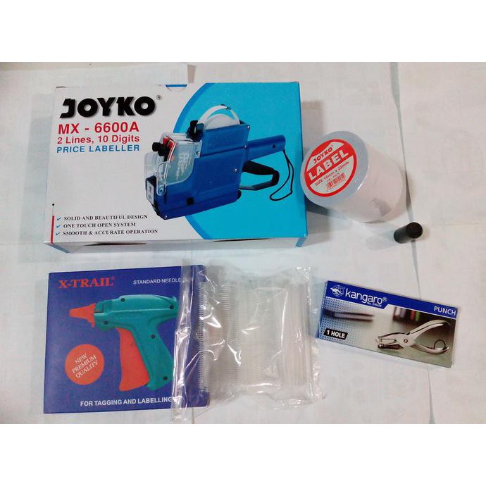 

Paling Dicari] Paket 3 Alat: Price Labeller 2 Baris Huruf Angka + Tag Gun + Pembolong