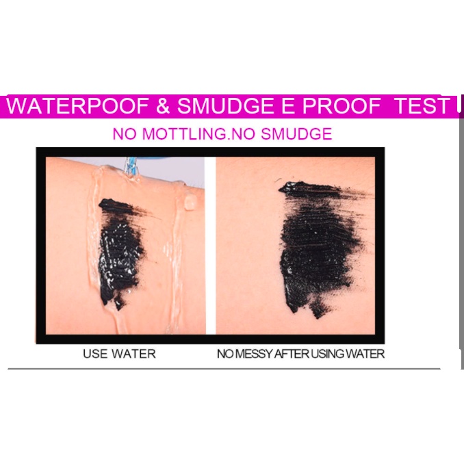 CMAADU BEAUTY VOLUMIZING &amp; LENGTHENING MASCARA 2pcs  2 IN 1 Set 4D Waterproof dan Tahan Lama