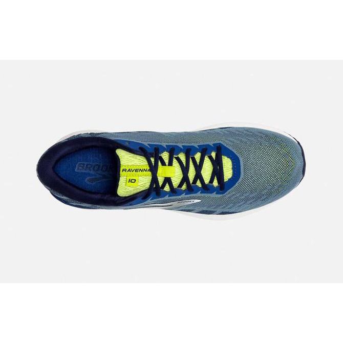 Promo  Brooks Ravenna 10 Sodalite Lime Dark/Navy Mens BNIB (Stok Terbatas)