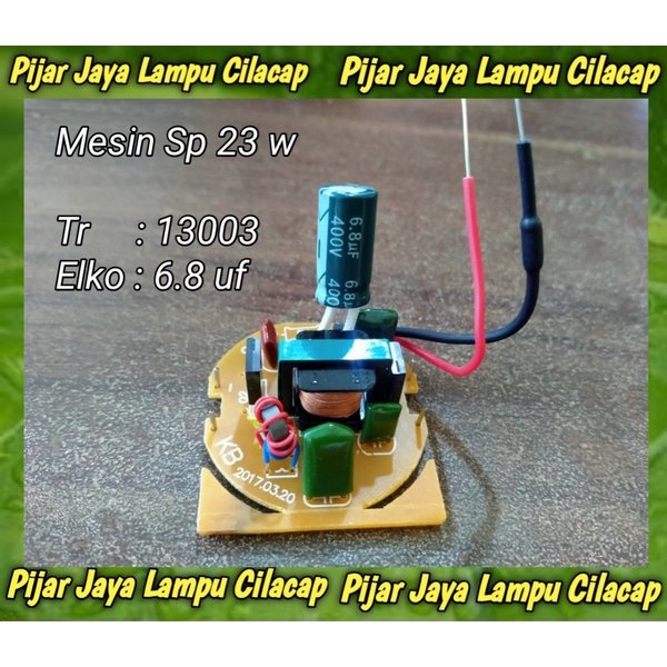 Pcb Mesin Lampu Spiral LHE Sp 23 watt