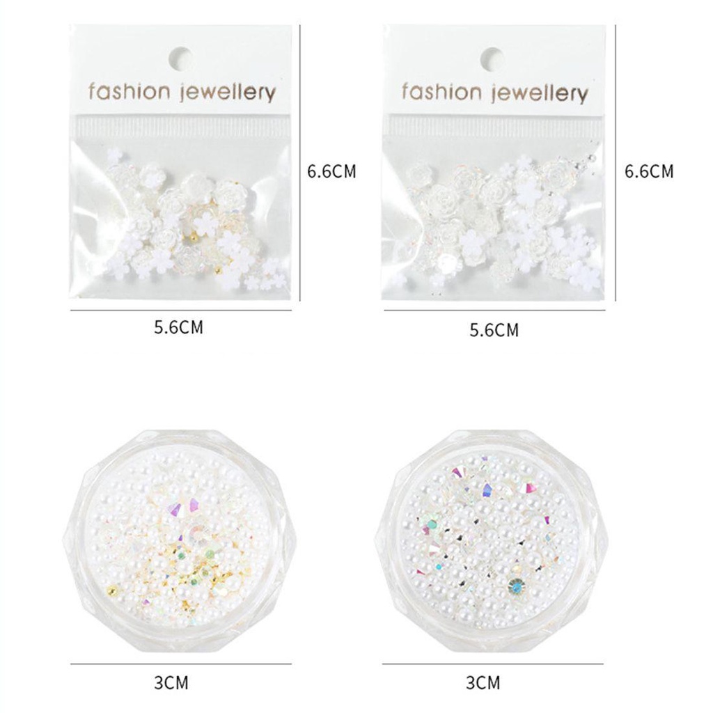 Mxbeauty Bunga Camelia Pesona Kuku Warna-Warni Mawar Mutiara Manik-Manik Logam Kerajinan DIY Ornamen Kuku Berlian Imitasi