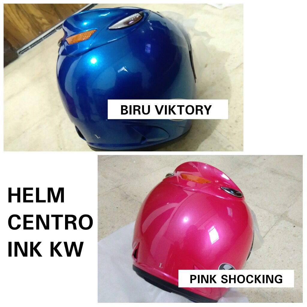 Helm Terbaru CENTRO hitam merah gunmet abu-abu [PACKING KARDUS]