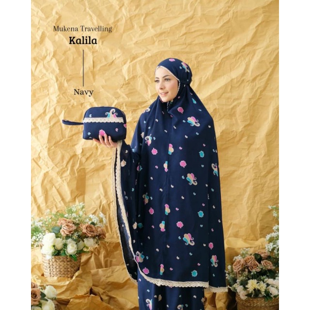 mukena rayon printing motif kalila