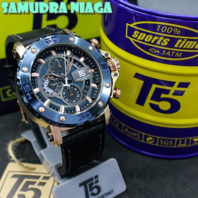 Jam Tangan Pria T5 H 3641G Original