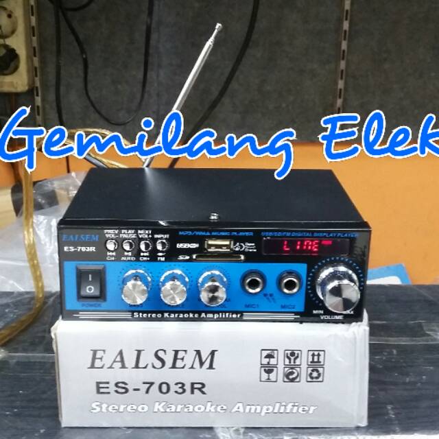 Amplifier karaoke mini EALSEM ES-703R