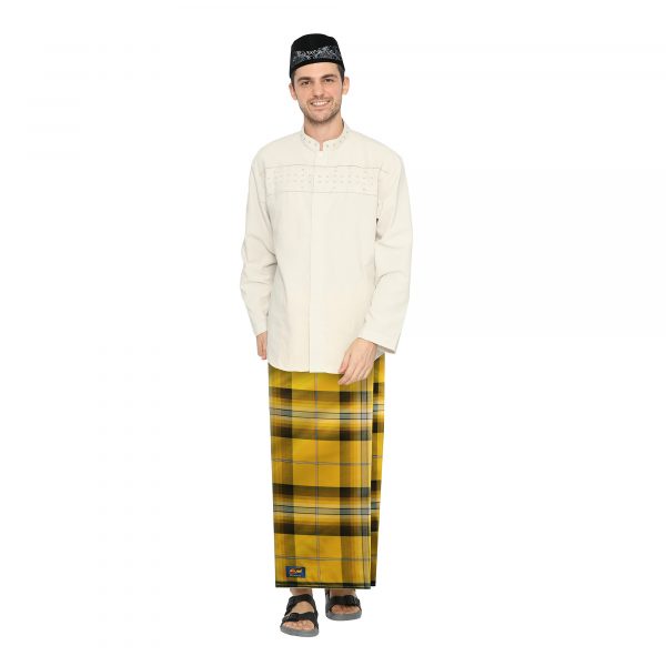 Sarung ATLAS Premium 550 Kombinasi Kuning