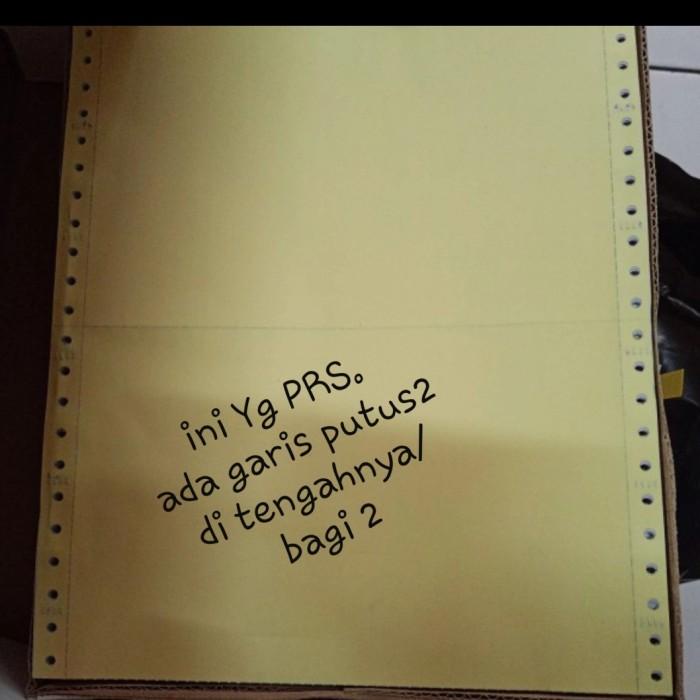

Kertas | Kertas Komputer/Continous Form 9.5"X11" 3 Ply Prs(Bs Dirobek Dibagi 2) Kualitas Terbaik
