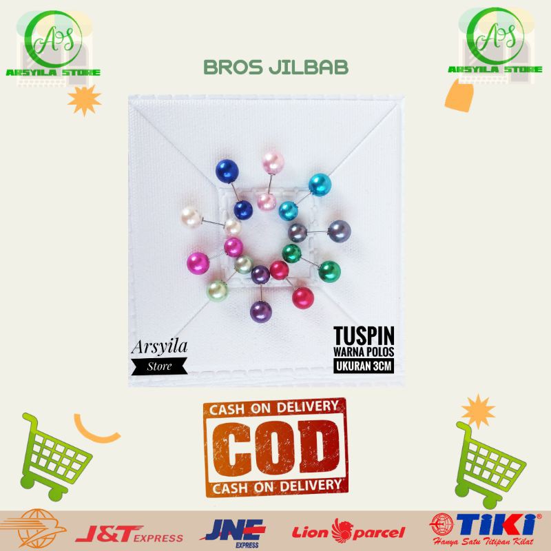 Bros Jilbab Promo Tuspin Mutiara Warna Polos Beli 10 Gratis 1 Shopee Indonesia