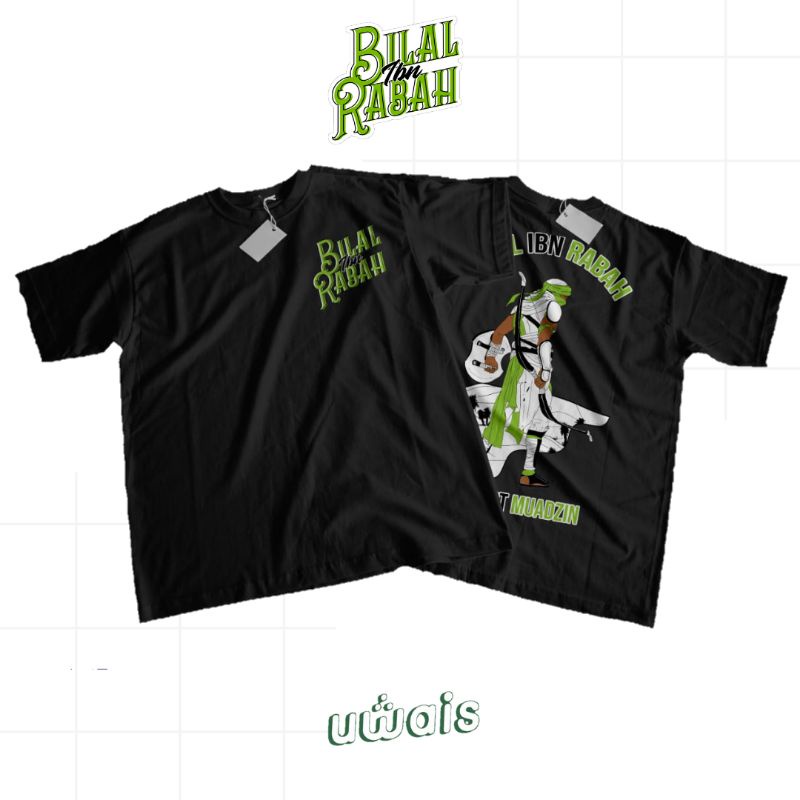 Kaos Bilal ibn Rabah Kaos Muslim Design Keren Kaos Polos Kaos Design Islami