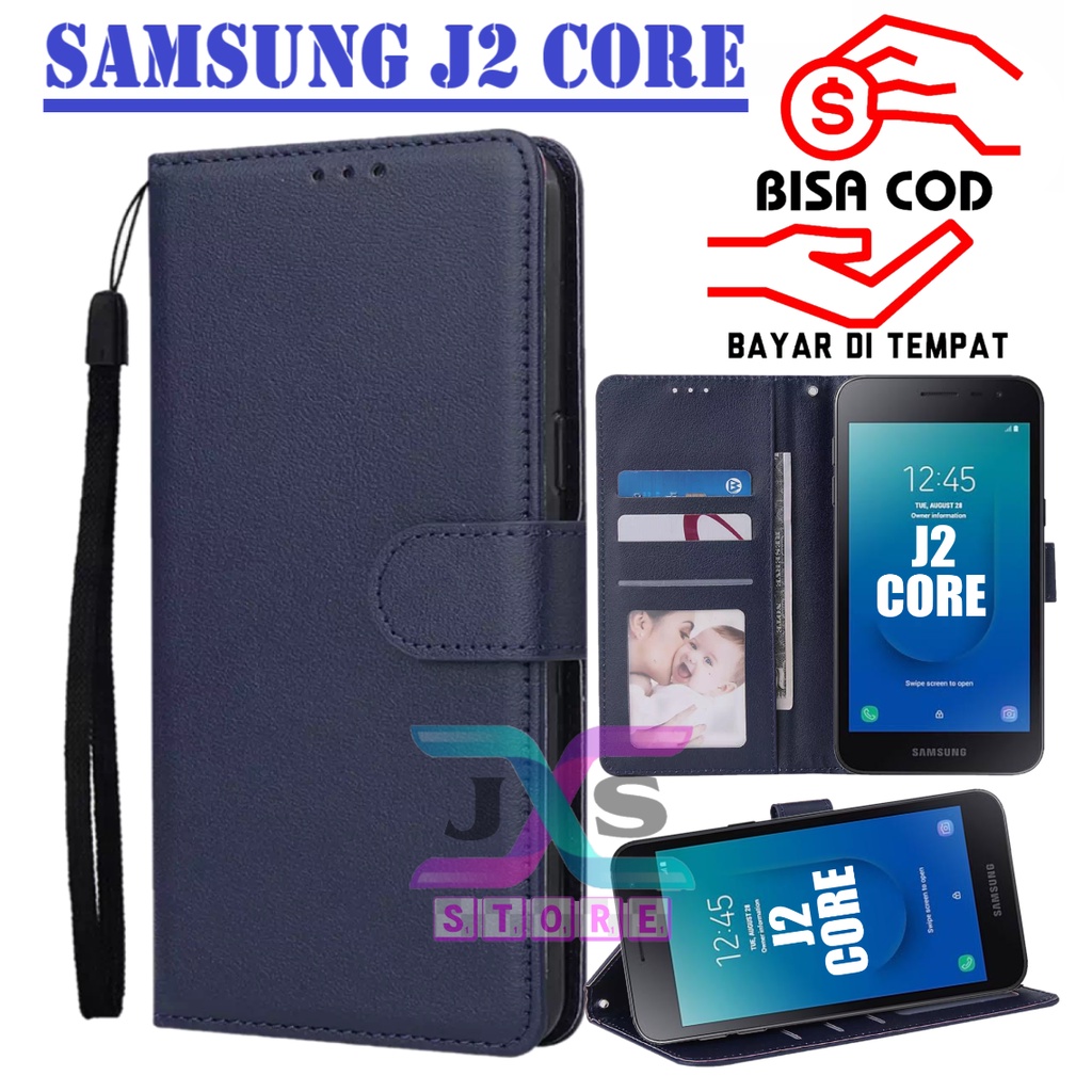 SARUNG BUKU HP UNTUK SAMSUNG J2 CORE / FLIP WALLET UNTUK SAMSUNG J2 CORE / LEATHER CASE UNTUK SAMSUN