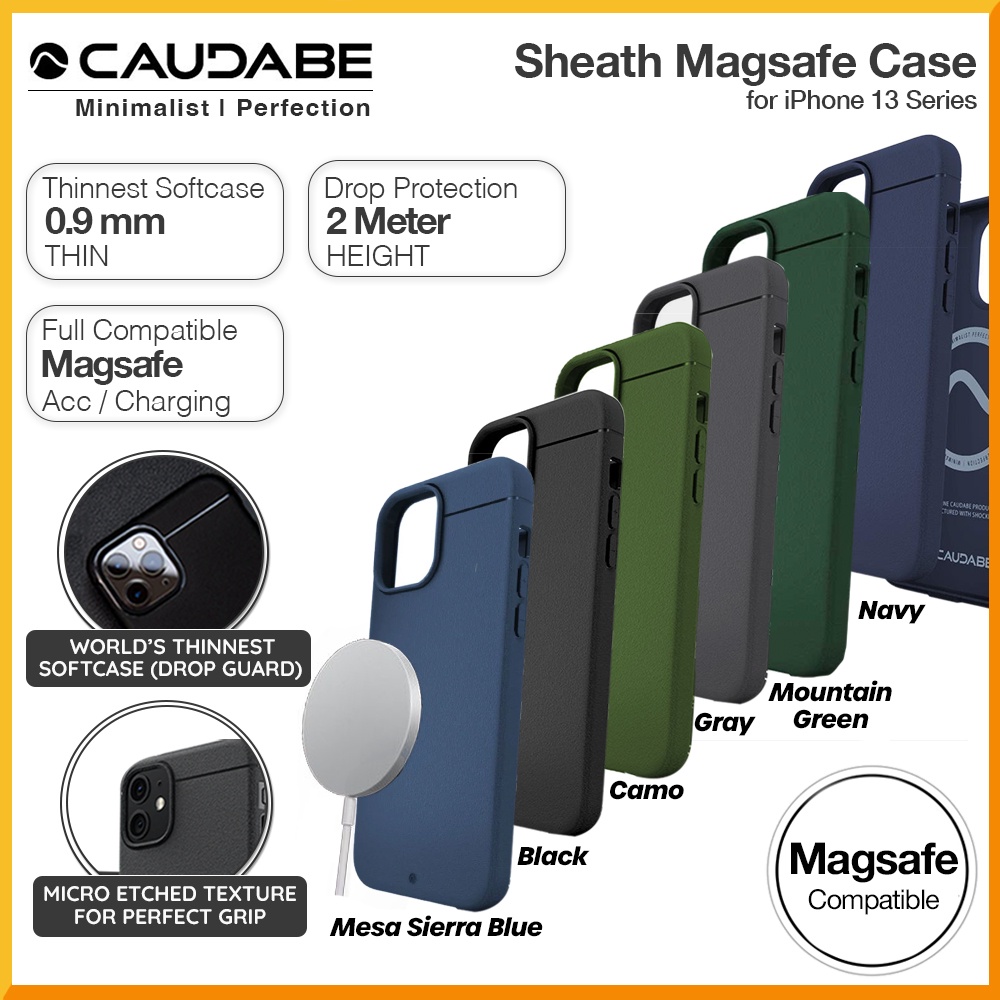 Jual Case Magsafe IPhone 13 Pro Max 13 Pro 13 Mini Caudabe Sheath ...