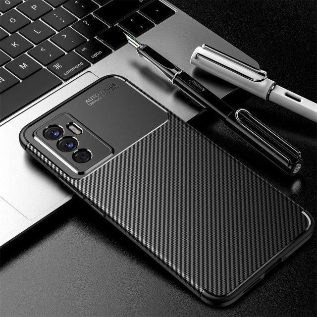 VIVO V25 PRO / V23 5G / V23e / V20 / V20 SE / V21 4G / 5G SOFT CASE FOCUS CARBON ORIGINAL