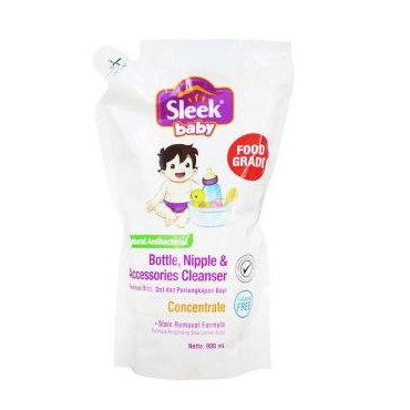 Sleek Bottle Cleanser/Cuci Botol 900 ml Refill - GOJEK ONLY