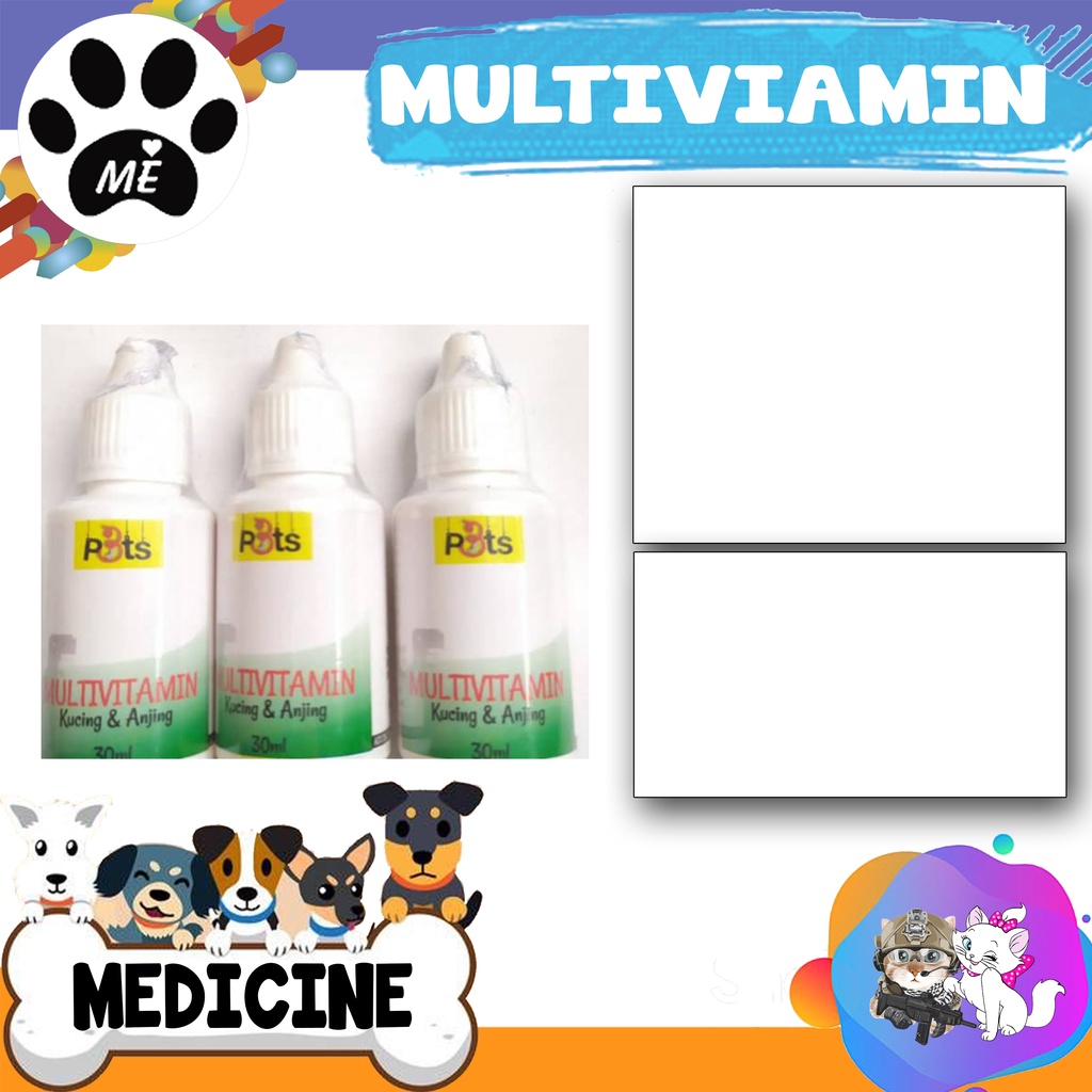 Vitamin Kucing Anjing MULTIVITAMIN KOMPLIT