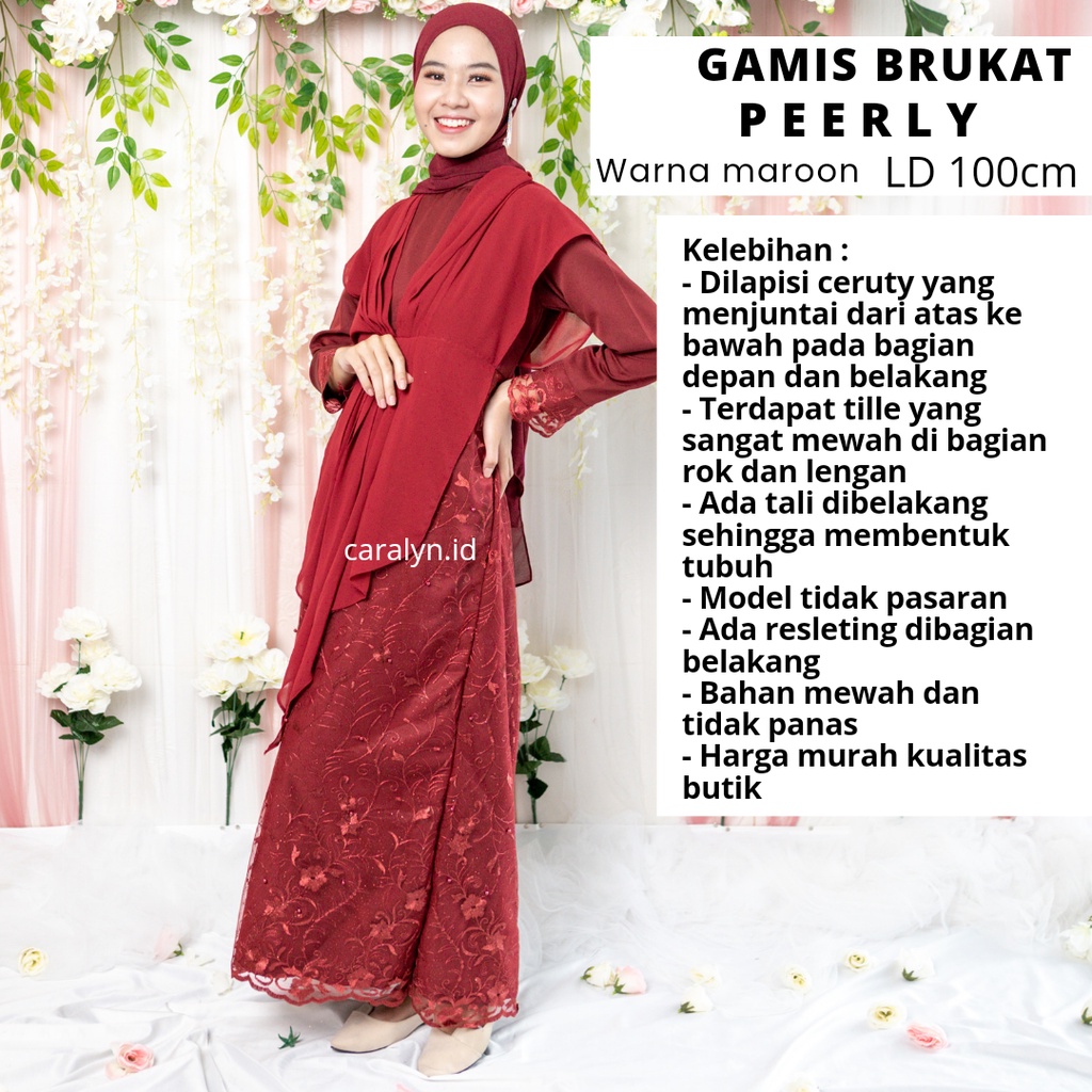 SUPER SALE GAMIS TERBARU MUSLIMAH TERBARU KONDANGAN LEBARAN REMAJA PEERLY