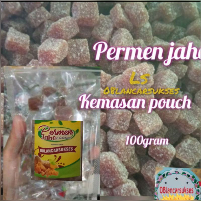 

PERMEN JAHE 100GRAM kemasan POUCH