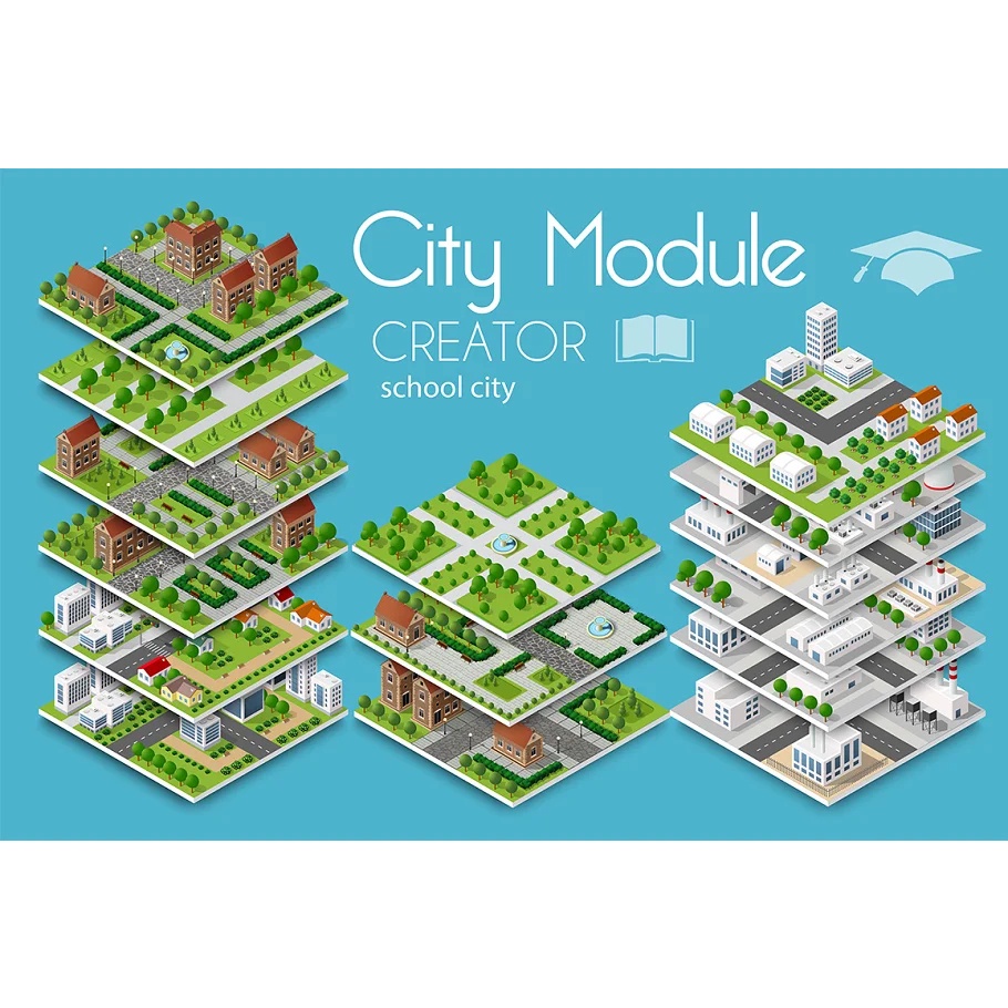 City Module Creator School Town