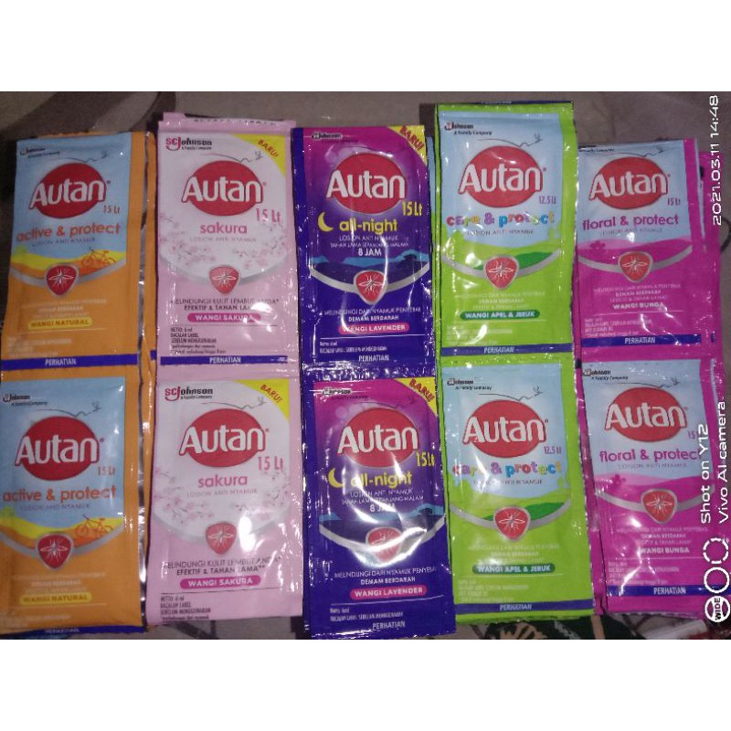 Autan Sachet / Autan Renceng / Autan 1 Renteng 12 Sachet / Ready All Varian