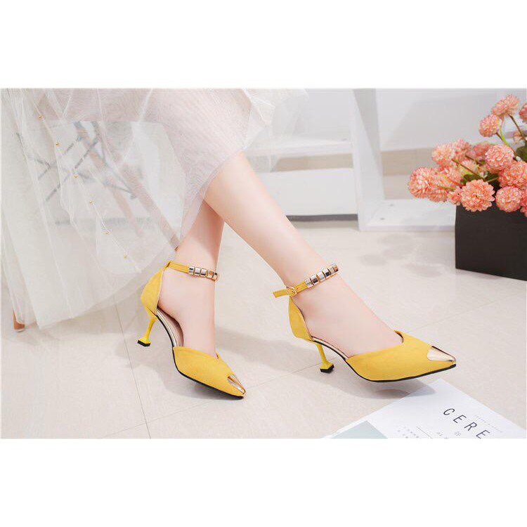 SEPATU HEELS WANITA S006 SEPATU IMPORT WANITA CANTIK JAKARTA MURAH LAKU KEREN HEELS NYAMAN MODERN