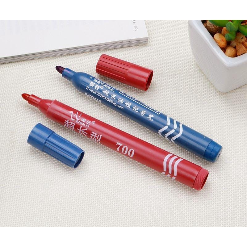 

SPIDOL MARKER PERMANENT HITAM BIRU 414