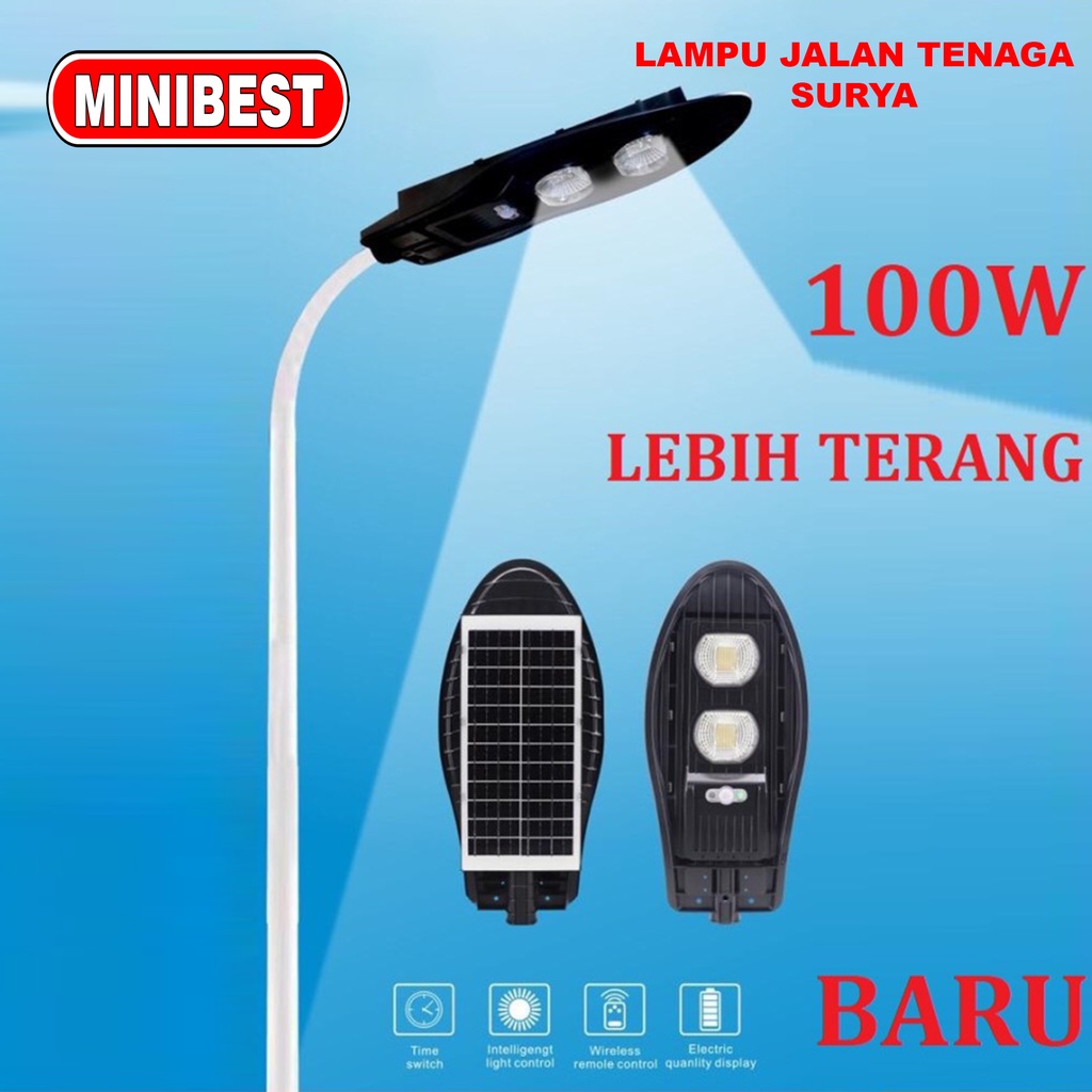 Lampu jalan cobra solar panel all in one varian 50w-100w-150w LAMPU JALAN / PJU SOLAR PANEL COBRA