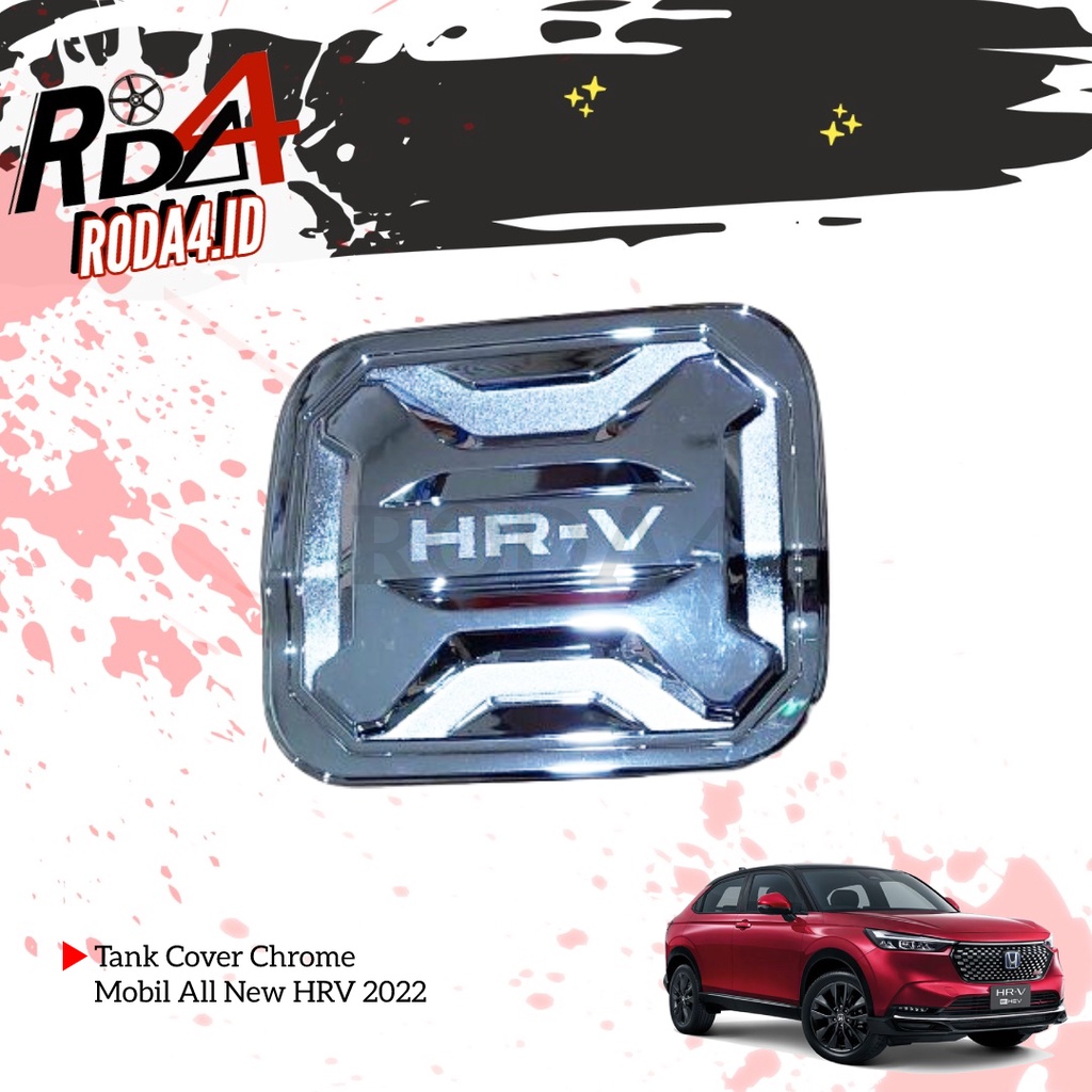Tutup Tanki HRV Tank Cover Mobil All New HRV 2022 HItam Doff Chrome