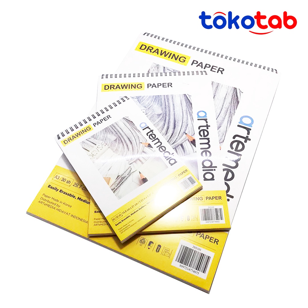 

Buku Gambar Sketchbook Drawing Paper ARTEMEDIA Drawing Paper A3 A4 A5