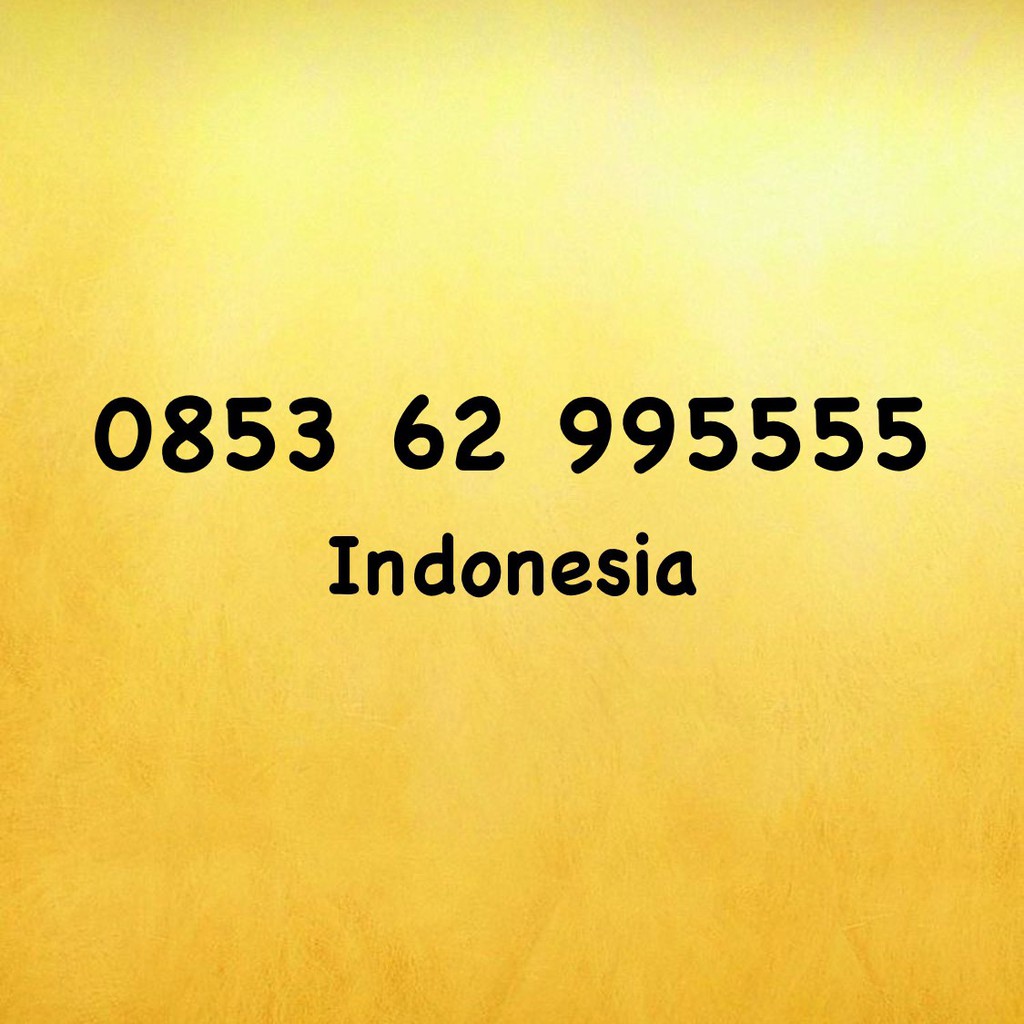 Nomor Cantik Kartu AS Triple AA - 0853 62 995555 - 0853 6299 5555