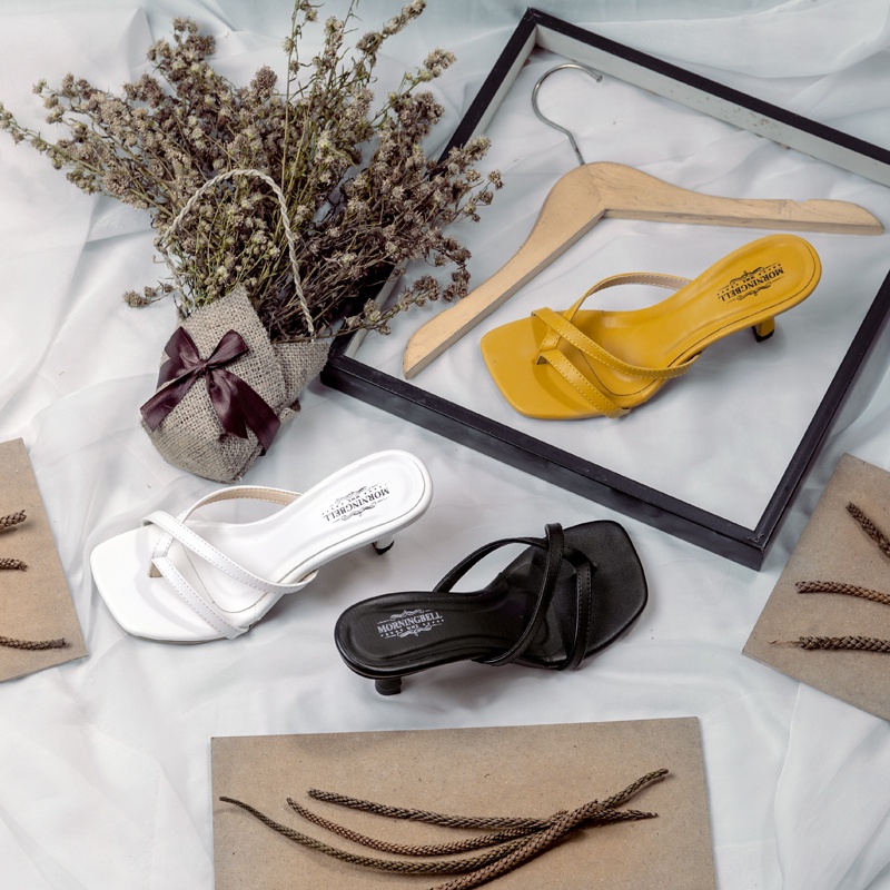 MORNINGBELL - SANDAL HEELS WANITA M013  HAK 5CM