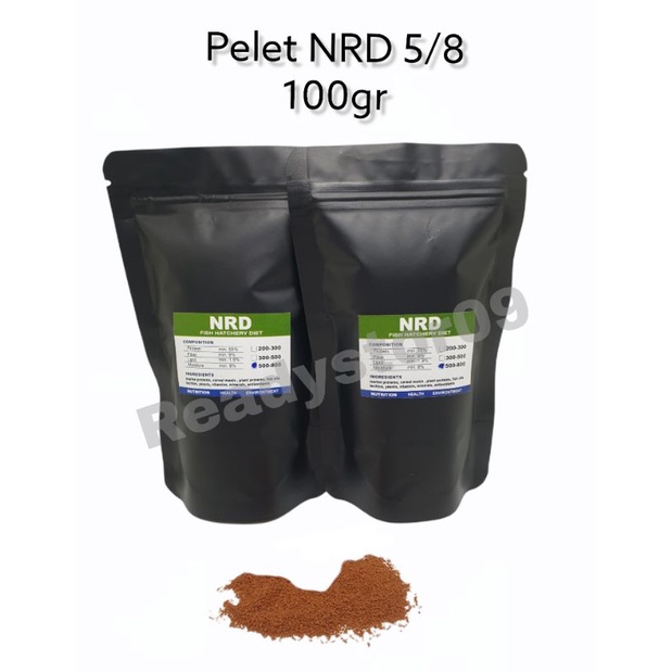 Pelet NRD 5/8 500-800 micron ORIGINAL!!! 100gr