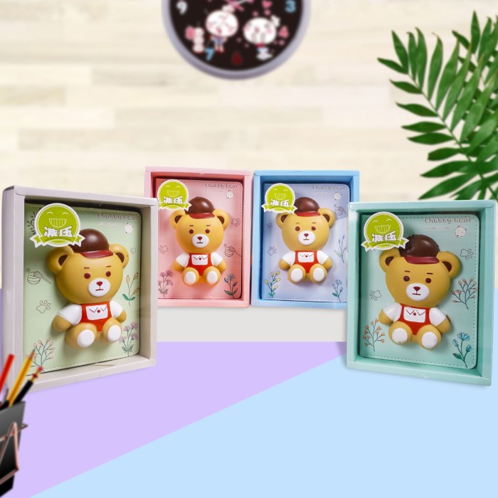 

Eklusif Notebook Squishy Diary Lucu / Agenda Jurnal Planner / Buku Tulis Bear Trendi