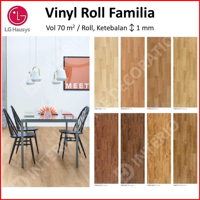Vinyl Vinil Lantai Roll Kayu Murah LG Hausys FAMILIA - per METER
