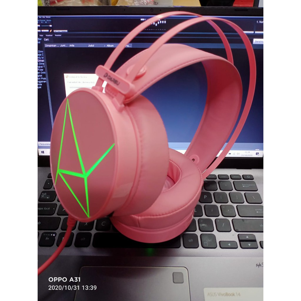 DAREU EH-722S 7.1 Pink Edition Gaming Headset  GARANSI RESMI 1 TAHUN