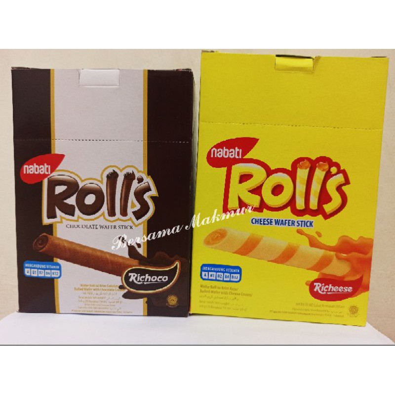

ROLL's Wafer Stick box @ 20 pcs rolls Nabati