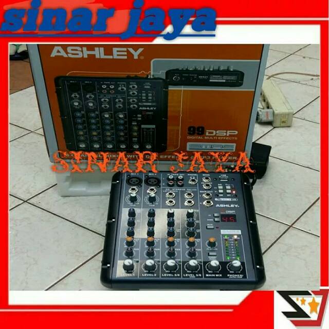Mixer audio ASHLEY SMR-6 4 channel