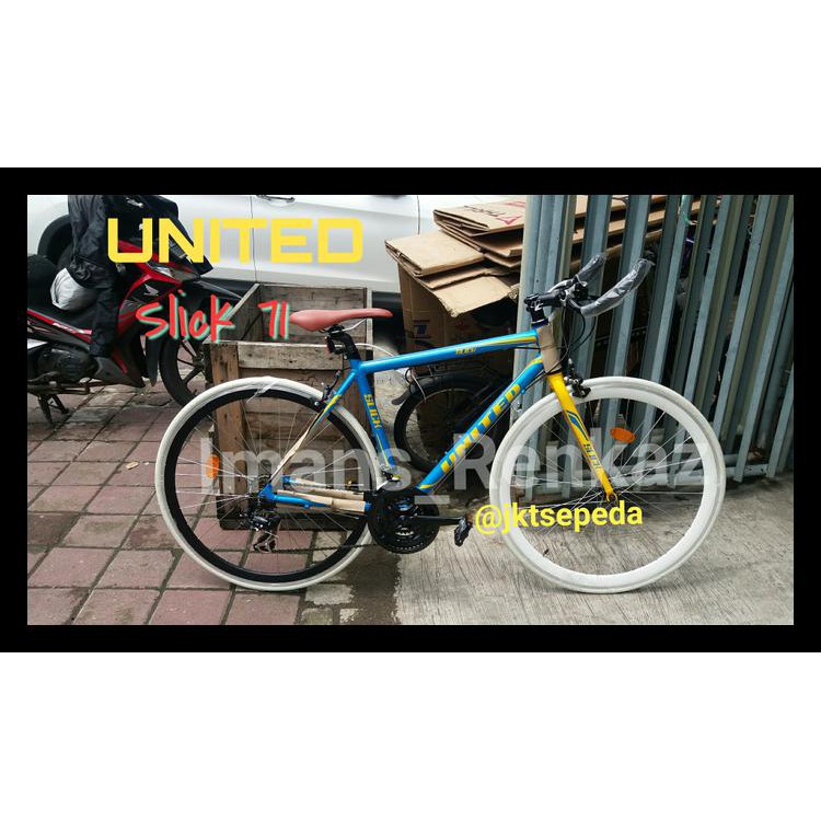 100% TERMURAH SEPEDA HYBRID UNITED SLICK 71 100% BERKUALITAS