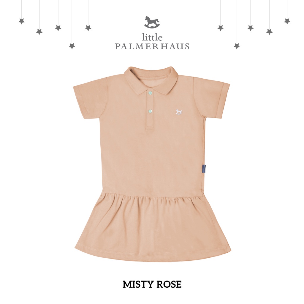 Little Palmerhaus Basic Polo Dress Anak Perempuan 1- 3 Tahun