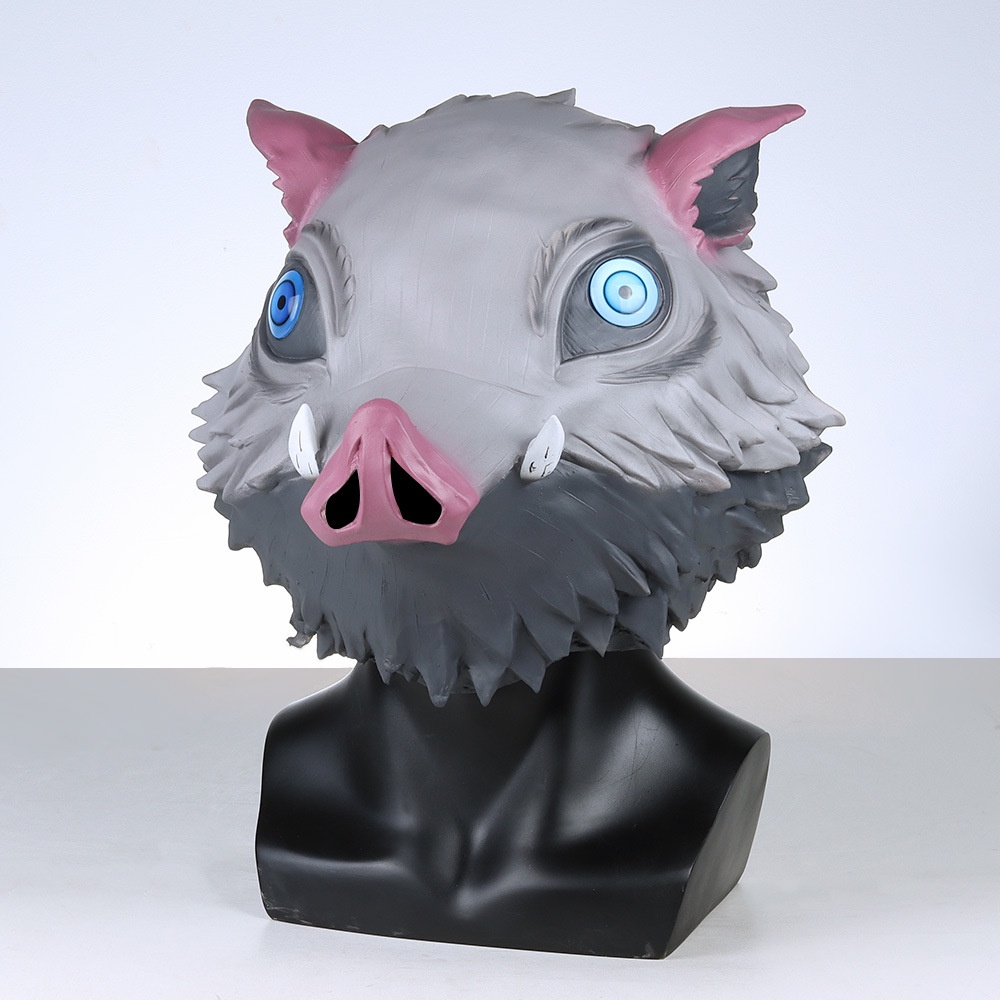 TOL-52 topeng kimetsu no yaiba inosuke pig mask latex karet  demon slayer