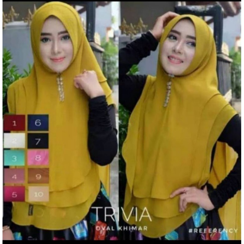 Khimar 3 layer