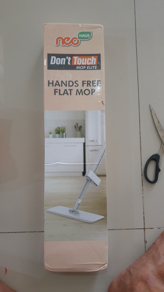 1kg Alat Pel Lantai 1 Gagang Sekaligus Sapu / Dont Touch Mop Elite Neo Haus Neohaus Lap Microfiber